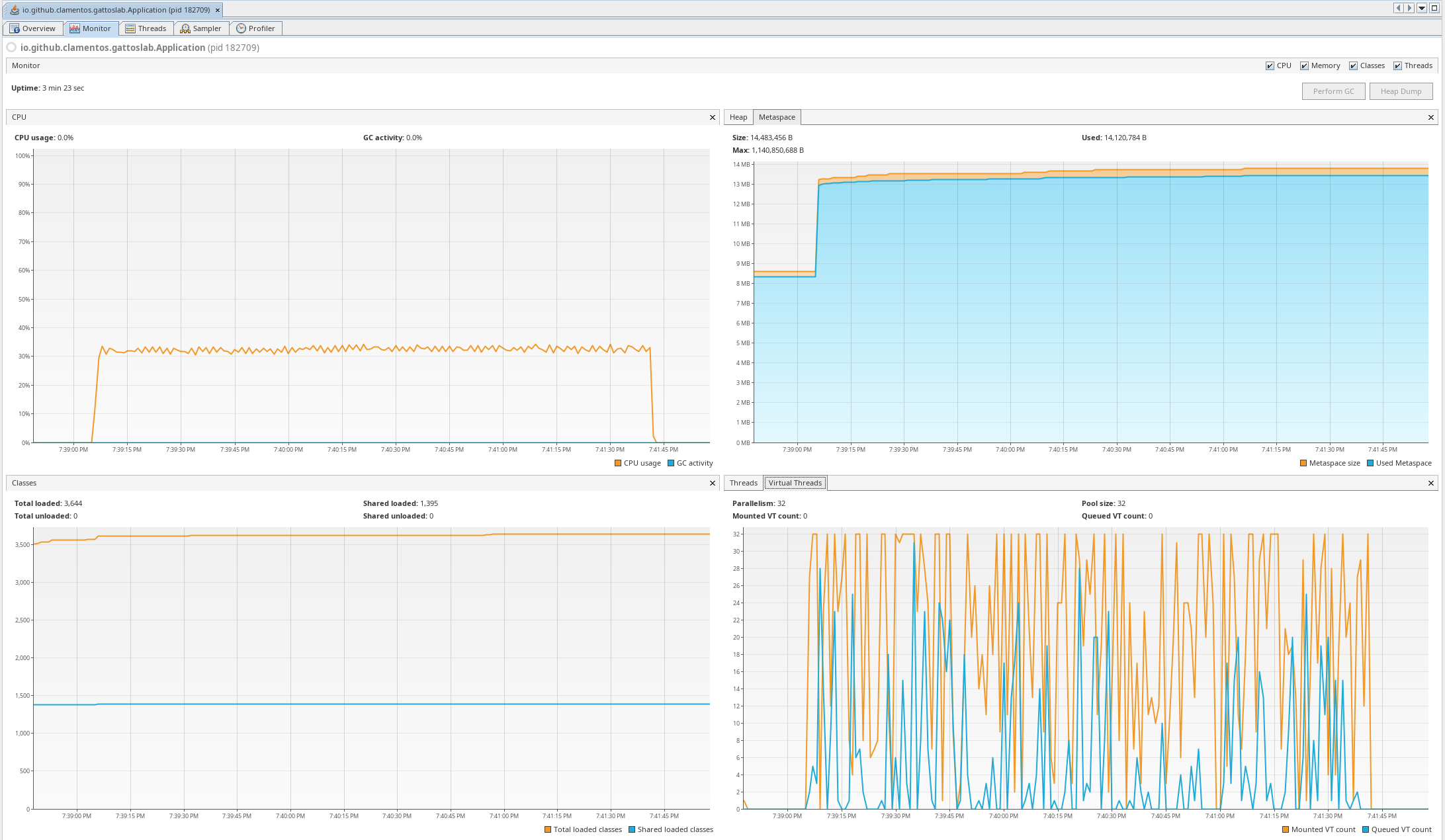 VisualVM monitoring